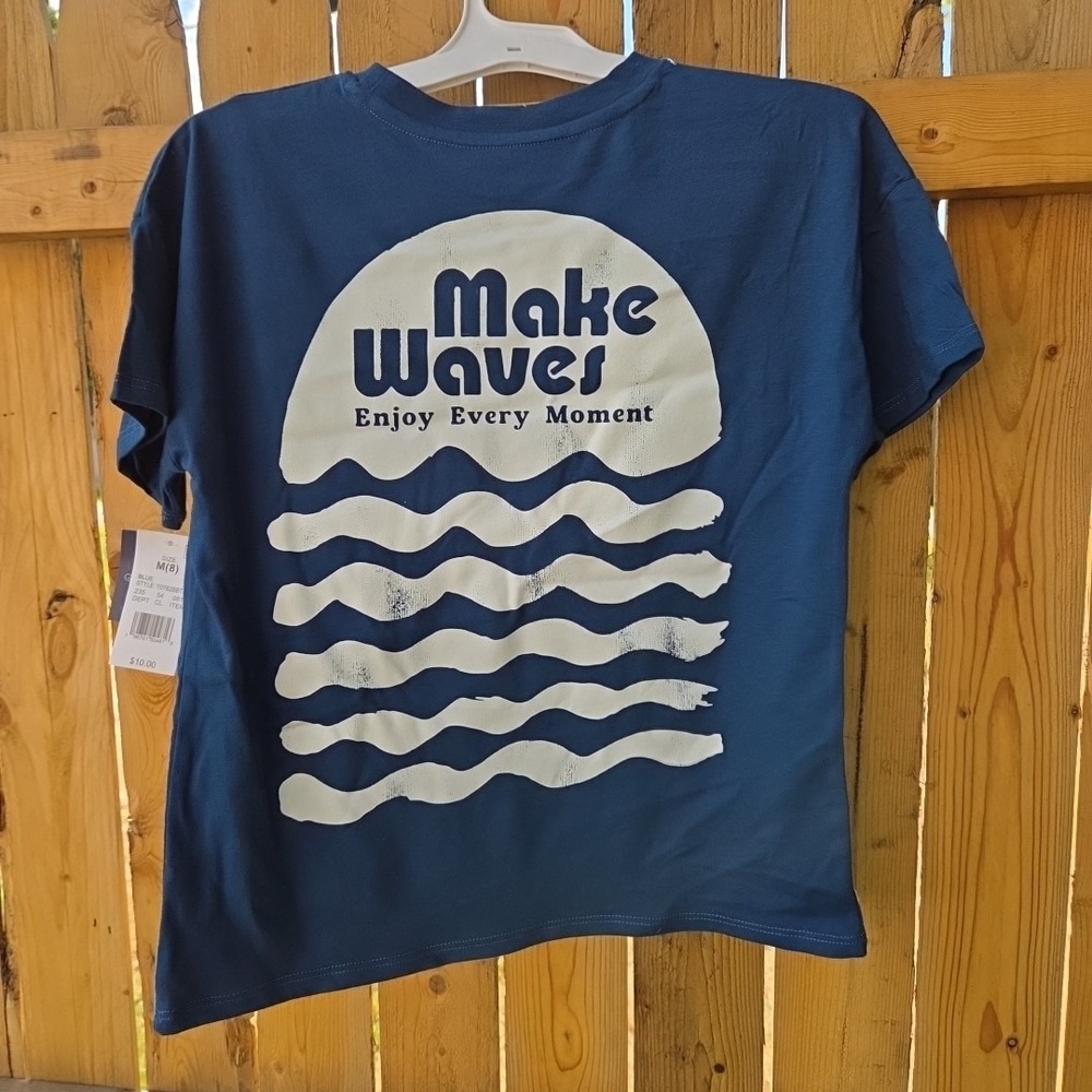 Grayson Threads Kids Make Waves Tee Size M(8) Blue - Picture 4 of 5
